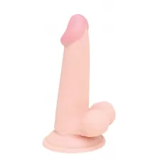 Телесный фаллоимитатор PLUG N RIDE 5.5 FLESH DONG - 14 см телесный 
