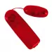 Красное виброяичко с пультом Bullet in Red красный 