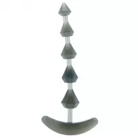 Дымчатая анальная цепочка PLIABLE PROBE - 15 см дымчатый 