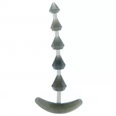 Дымчатая анальная цепочка PLIABLE PROBE - 15 см дымчатый 