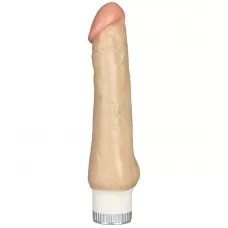 Реалистичный мультискоростной вибратор REALSTUFF 7INCH VIBRATOR - 17,8 см телесный 