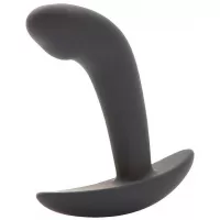 Анальная пробка Driven by Desire Silicone Butt Plug - 9 см серый 