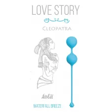 Голубые вагинальные шарики Cleopatra Waterfall Breeze нежно-голубой 