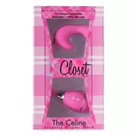 Розовый вибростимулятор на гибкой ручке THE CELINE GRIPPER розовый 