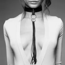 Ошейник с кистями Tassel Choker черный 