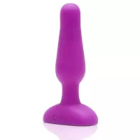 Анальная вибропробка NOVICE REMOTE CONTROL PLUG FUCHSIA - 10,2 см лиловый 