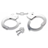 Наручники с ключами Official Handcuffs серебристый 