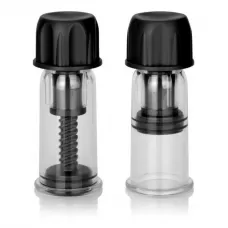 Чёрные помпы для сосков Nipple Play Vacuum Twist Suckers черный 