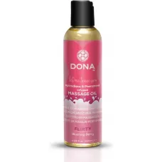 Массажное масло с феромонами DONA Flirty Blushing Berry - 125 мл  