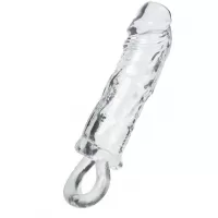 Прозрачная насадка с петлёй для фиксации - 14 см прозрачный 