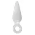 Анальная втулка с колечком на пальчик Finger Plug - 9,5 см прозрачный 