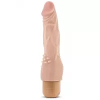 Телесный вибратор-реалистик с шипиками в основании Mr. Skin Cock Vibe 4 - 20,3 см телесный 