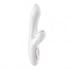 Вибромассажер с вакуумно-волновой клиторальной стимуляцией Satisfyer Pro + G-Spot - 22 см белый 