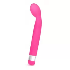 Розовый вибратор для массажа G-точки Rose Scarlet G - 17,8 см розовый 