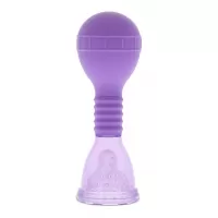 Фиолетовая помпа для клитора PREMIUM RANGE ADVANCED CLIT PUMP фиолетовый 