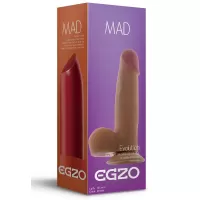 Телесный фаллоимитатор с присоской Mad Lipstick - 16,5 см телесный 