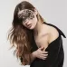 Ажурная виниловая маска на глаза DALILA черный 