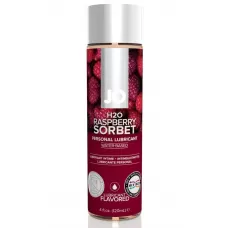 Лубрикант на водной основе с ароматом малины JO Flavored Raspberry Sorbet - 120 мл  