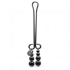 Зажим для клитора с бусинами Just Sensation Beaded Clitoral Clamp серебристый 