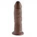 Коричневый фаллоимитатор 9  Cock - 22,9 см коричневый 
