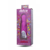 Розовый мини-вибратор Dolce Jaden - 12,5 см розовый 
