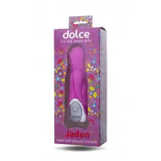 Розовый мини-вибратор Dolce Jaden - 12,5 см розовый 