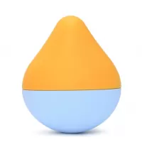 Нежный вибромассажер MINI SORA MIKAN VIBRATOR желтый с синим 