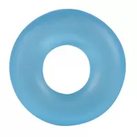 Голубое эрекционное кольцо Stretchy Cockring голубой 