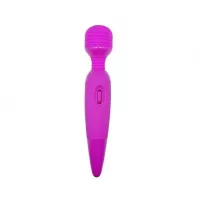Лиловый вибромассажер Power Wand лиловый 
