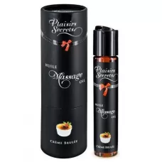 Массажное масло с ароматом крем брюле Huile de Massage Gourmande Creme Brulee - 59 мл  