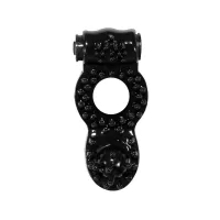 Чёрное эрекционное кольцо Rings Ringer черный 