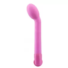 Розовый вибратор G-SPOT для точки G - 19 см розовый 