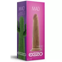 Телесный фаллоимитатор без мошонки Mad Cactus - 18,5 см телесный 
