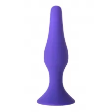 Фиолетовая анальная втулка Toyfa A-toys - 12,5 см фиолетовый 