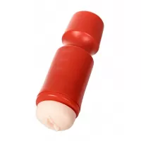 Мастурбатор-вагина A-Toys в красной колбе телесный 