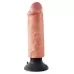 Вибромассажер-реалистик 6  Vibrating Cock - 17,8 см телесный 