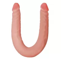 Гнущийся фаллоимитатор Sensual Instinct - 44 см телесный 
