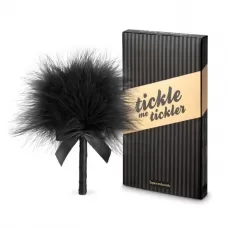 Пуховка для эротических игр Tickle Me Tickler черный 