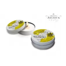 Массажная свеча Petits Joujoux Waikiki Beach с ароматом кокоса и ананаса - 33 гр  