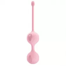 Нежно-розовые вагинальные шарики Kegel Tighten Up I нежно-розовый 