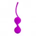Лиловые вагинальные шарики на сцепке Kegel Tighten Up I лиловый 