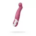 Вибратор Satisfyer Petting Hippo с загнутым кончиком - 22,9 см светло-бордовый 