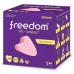Женские гигиенические тампоны без веревочки FREEDOM mini - 3 шт розовый 