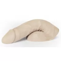 Мягкий имитатор пениса Fleshtone Limpy большого размера - 21,6 см телесный 