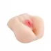 Вагина и анус с вибрацией Passionate Pussy   Ass телесный 