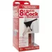 Насадка с трусиками Vac-U-Lock Set 8  Realistic Ultra Harness - 20,6 см телесный 