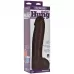 Большая насадка для трусиков Vac-U-Lock Realistic Hung - 31,7 см коричневый 
