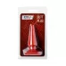 Красная анальная втулка Black Red - 10 см красный 