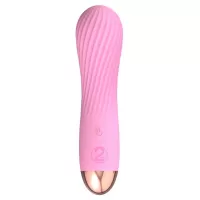 Розовый мини-вибратор Cuties 2.0 - 12,5 см розовый 