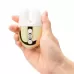 Белый вибратор с ушками Le Wand Double Vibe белый 